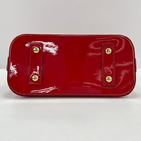 LOUIS VUITTON Alma BB Handbag Red WS32626