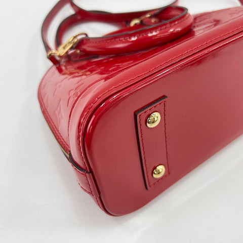 LOUIS VUITTON Alma BB Handbag Red WS32626