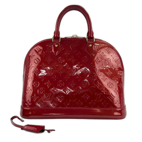 LOUIS VUITTON Alma GM Handbag Red WS32627