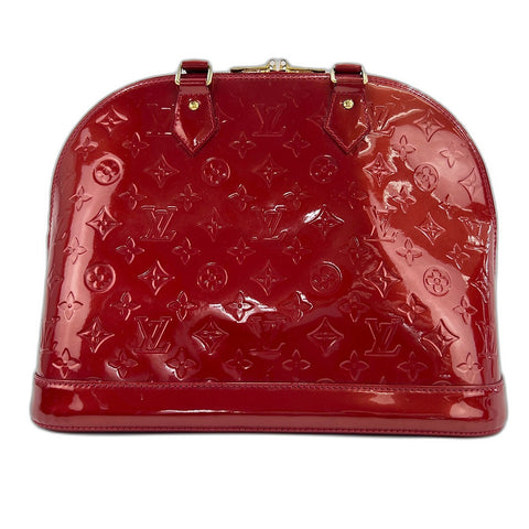 LOUIS VUITTON Alma GM Handbag Red WS32627