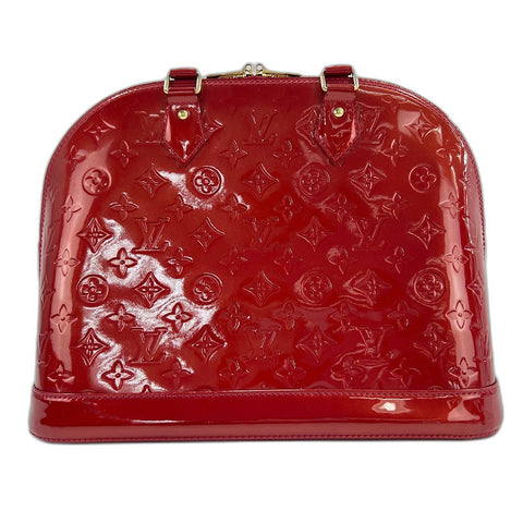 LOUIS VUITTON Alma GM Handbag Red WS32627