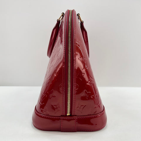 LOUIS VUITTON Alma GM Handbag Red WS32627