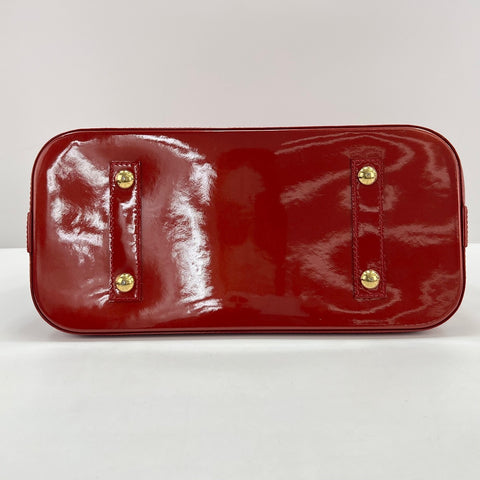 LOUIS VUITTON Alma GM Handbag Red WS32627