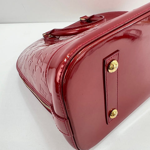 LOUIS VUITTON Alma GM Handbag Red WS32627