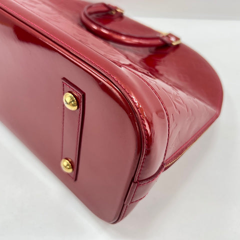 LOUIS VUITTON Alma GM Handbag Red WS32627