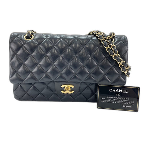 CHANEL Matrasse 25 Shoulder Bag lambskin black WS32631
