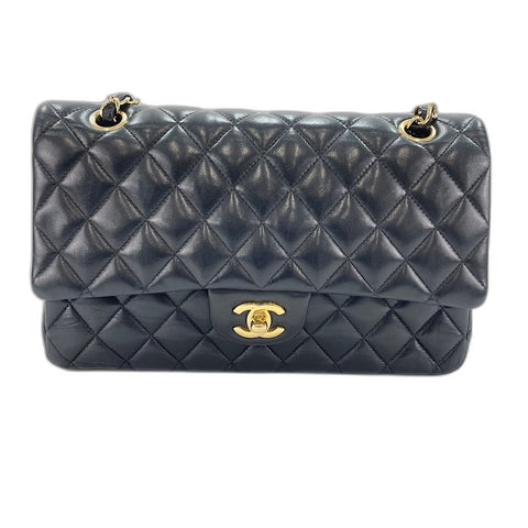 CHANEL Matrasse 25 Shoulder Bag lambskin black WS32631