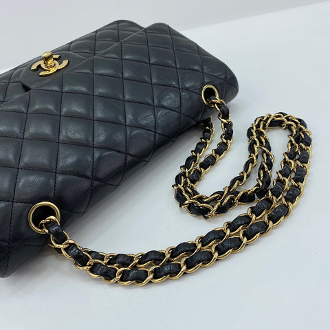 CHANEL Matrasse 25 Shoulder Bag lambskin black WS32633