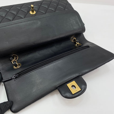 CHANEL Matrasse 25 Shoulder Bag lambskin black WS32633