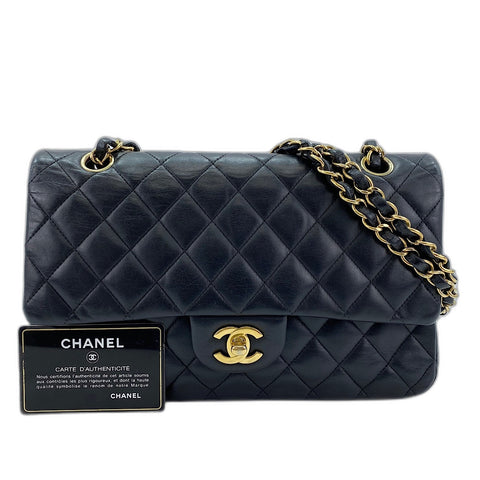 CHANEL Matrasse 25 Shoulder Bag lambskin black WS32633