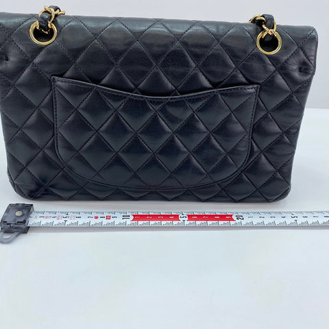 CHANEL Matrasse 25 Shoulder Bag lambskin black WS32633