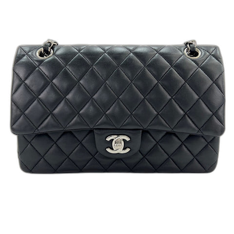CHANEL Matrasse 25 Shoulder Bag lambskin black WS32634