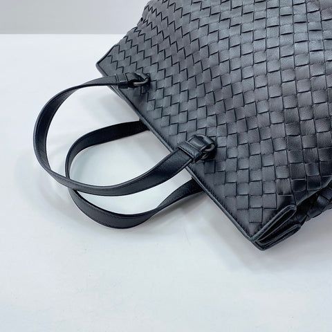 BOTTEGAVENETA Handbag leather black WS32638