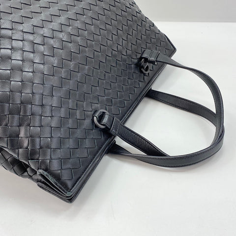 BOTTEGAVENETA Handbag leather black WS32638