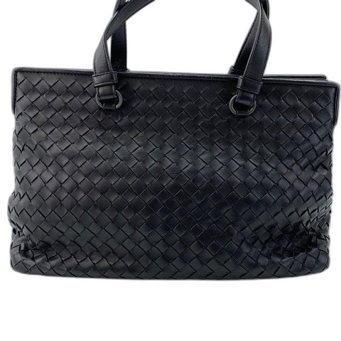 BOTTEGAVENETA Handbag leather black WS32638
