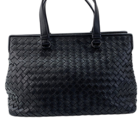 BOTTEGAVENETA Handbag leather black WS32638