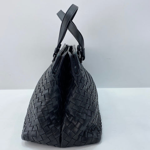 BOTTEGAVENETA Handbag leather black WS32638