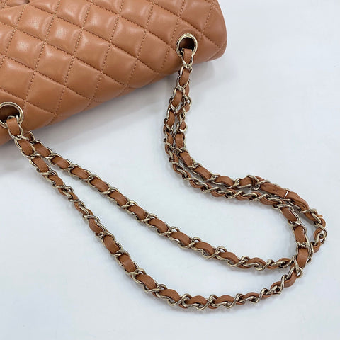 CHANEL Matrasse 23 Shoulder Bag lambskin Brown WS32642