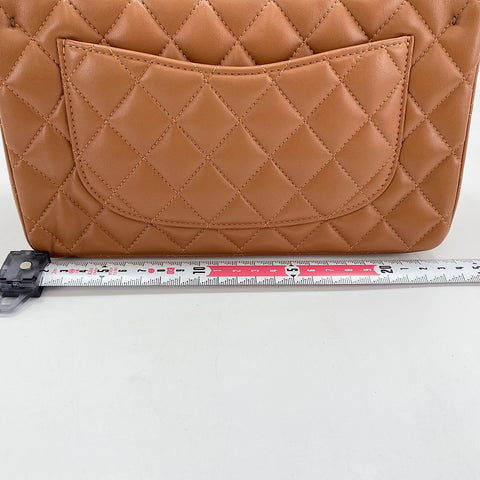 CHANEL Matelasse 23 Shoulder Bag lambskin Brown WS32642