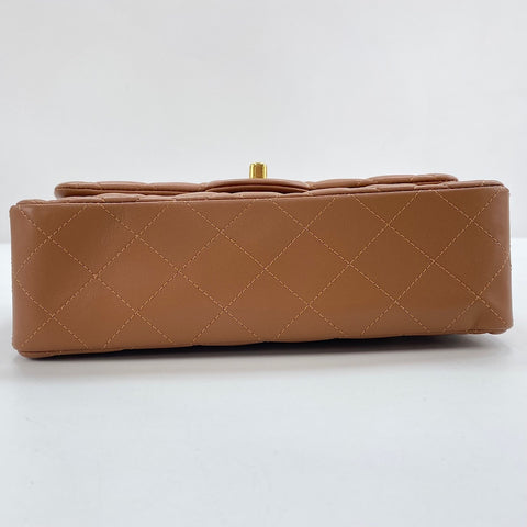 CHANEL Matrasse 23 Shoulder Bag lambskin Brown WS32642