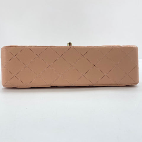 CHANEL Matrasse 23 Shoulder Bag lambskin pink WS32643