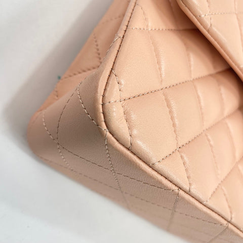 CHANEL Matrasse 23 Shoulder Bag lambskin pink WS32643