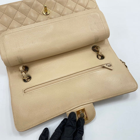 CHANEL Matrasse 25 Shoulder Bag beige WS32644