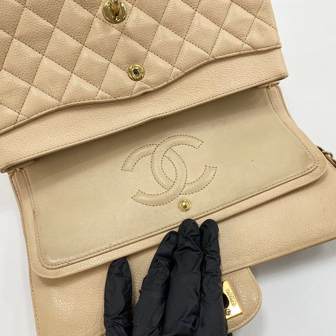 CHANEL Matelasse 25 Shoulder Bag beige WS32644