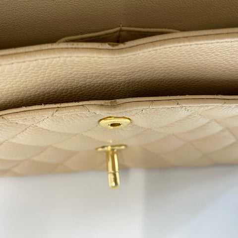 CHANEL Matrasse 25 Shoulder Bag beige WS32644