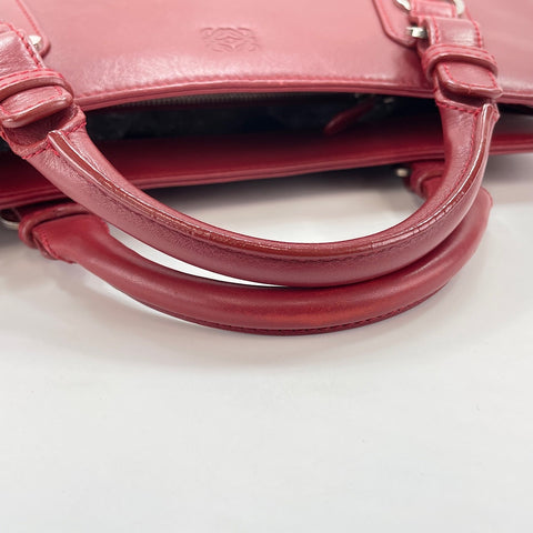 LOEWE Anagram Kamossiwo Handbag leather Red WS32646