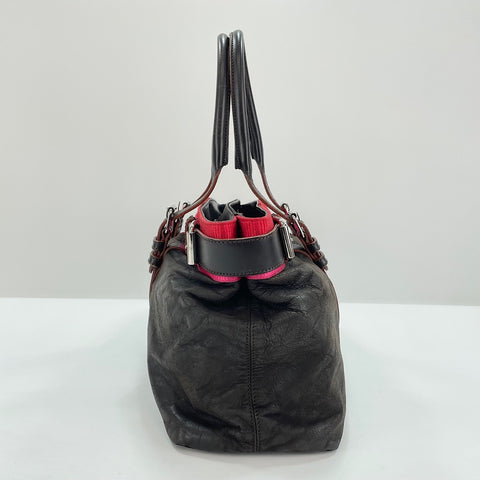 LOEWE anagram Handbag leather Brown WS32647