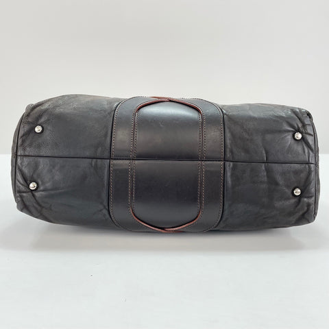 LOEWE anagram Handbag leather Brown WS32647