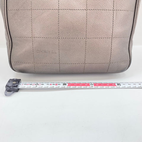 CHANEL Chocolate bar 23 Tote Bag lambskin black WS32650