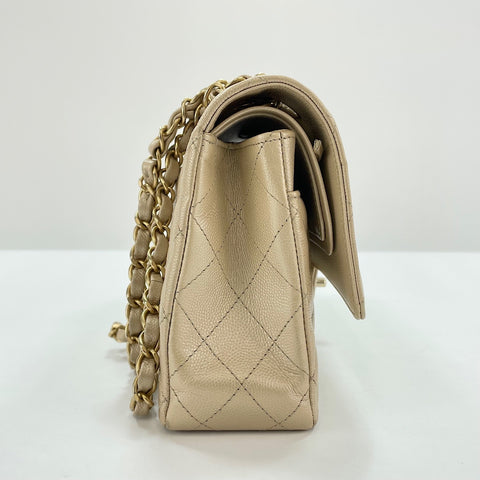 CHANEL Matrasse 25 Shoulder Bag beige WS32651