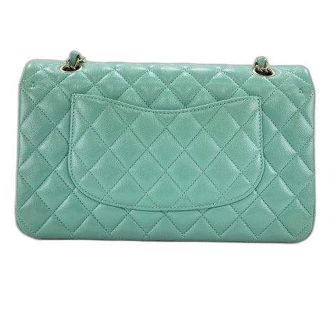 CHANEL Matelasse 25 Shoulder Bag green WS32652