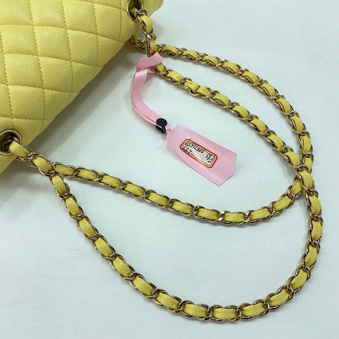 CHANEL Matrasse 23 Shoulder Bag yellow WS32653