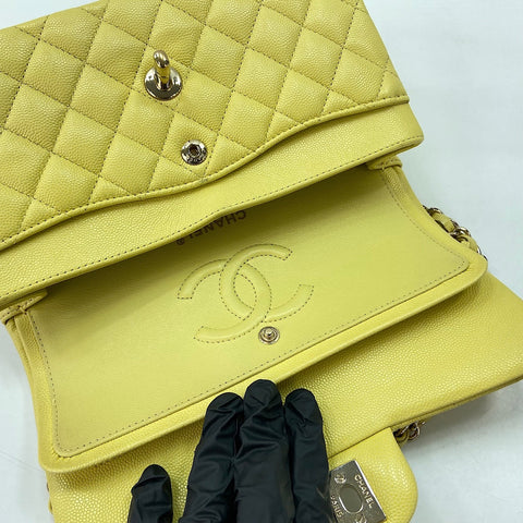 CHANEL Matrasse 23 Shoulder Bag yellow WS32653