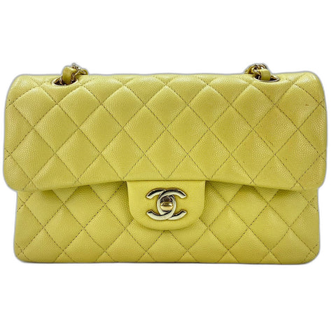 CHANEL Matrasse 23 Shoulder Bag yellow WS32653