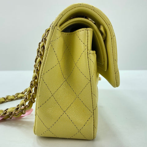 CHANEL Matrasse 23 Shoulder Bag yellow WS32653