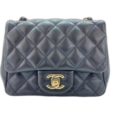 CHANEL Matrasse Shoulder Bag lambskin black WS32654