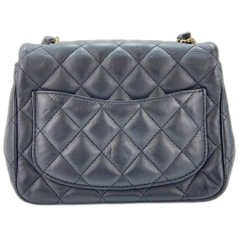 CHANEL Matelasse Shoulder Bag lambskin black WS32654