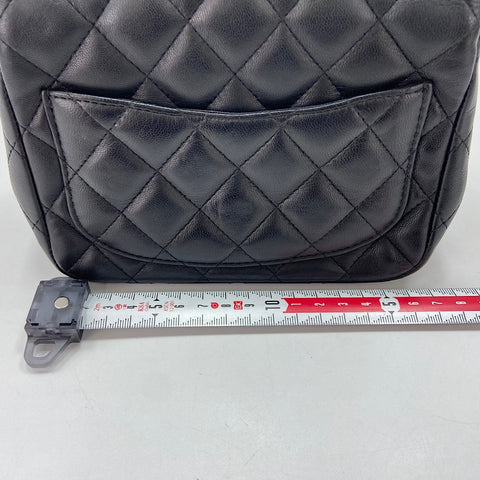 CHANEL Matrasse Shoulder Bag lambskin black WS32654