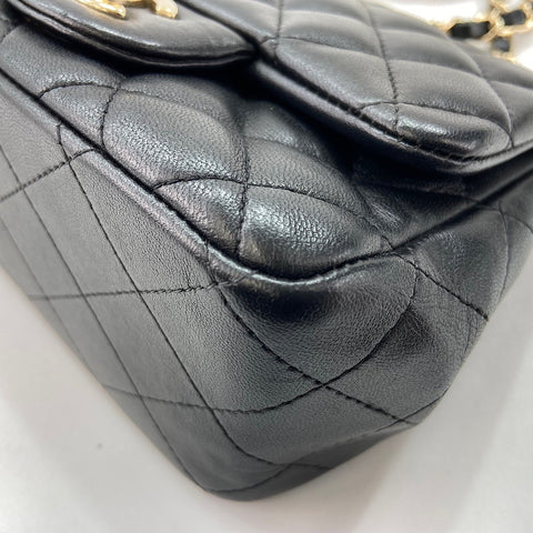CHANEL Matrasse Shoulder Bag lambskin black WS32654
