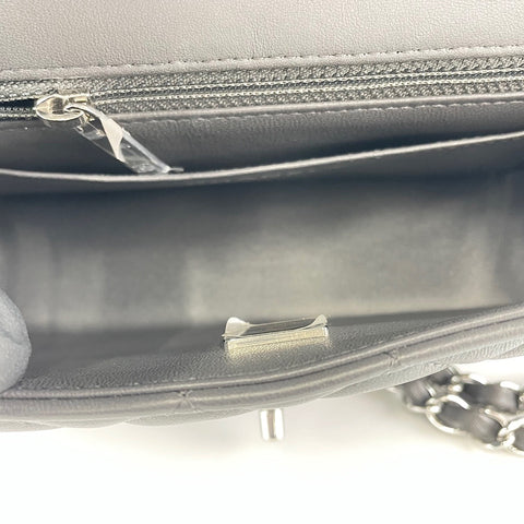 CHANEL Mini matrasse Shoulder Bag lambskin gray WS32655