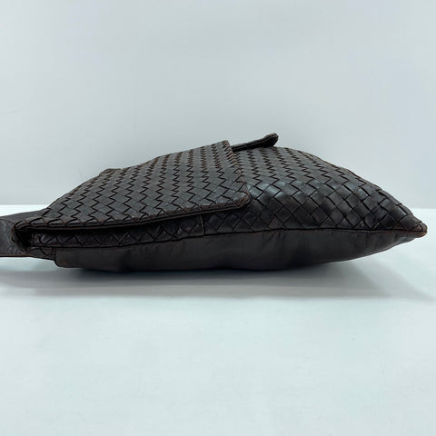 BOTTEGAVENETA INTRECCIATO Shoulder Bag leather Brown WS32657