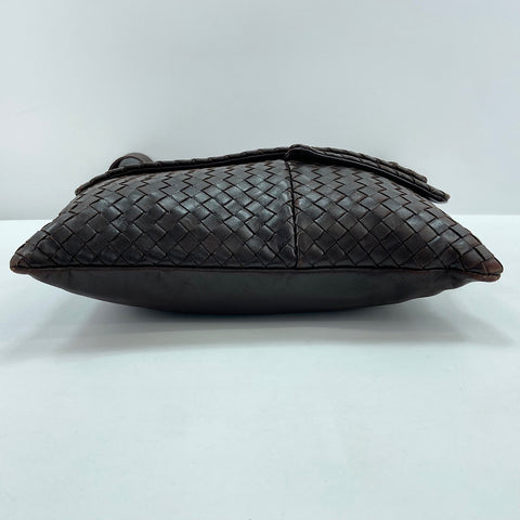 BOTTEGAVENETA INTRECCIATO Shoulder Bag leather Brown WS32657