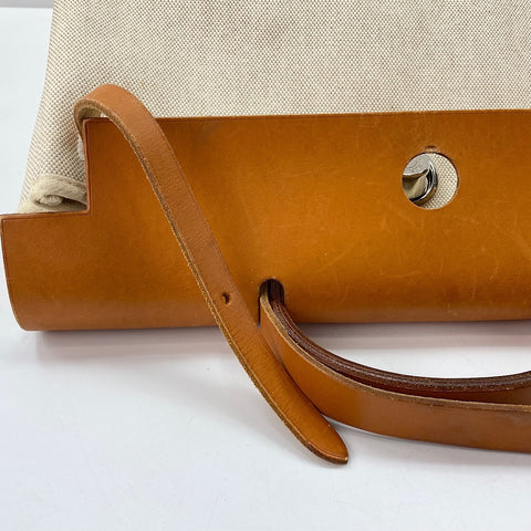 HERMES HerbagGM Shoulder Bag Tower ash beige WS32658
