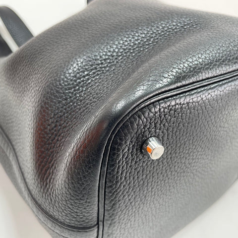 HERMES Picotan Lock PM Handbag black WS32659