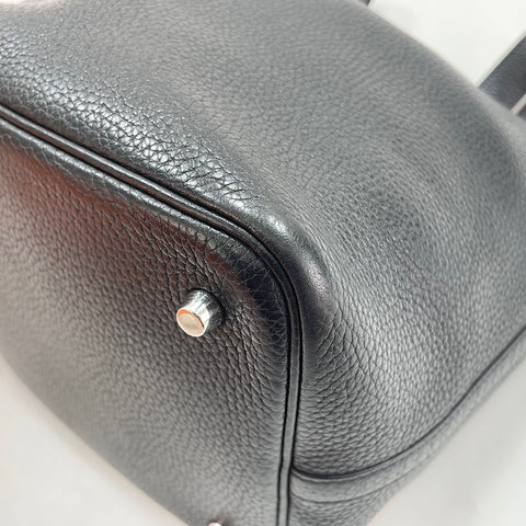 HERMES Picotan Lock PM Handbag black WS32659