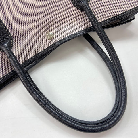 HERMES Garden party PM Tote Bag Tower ash black WS32660
